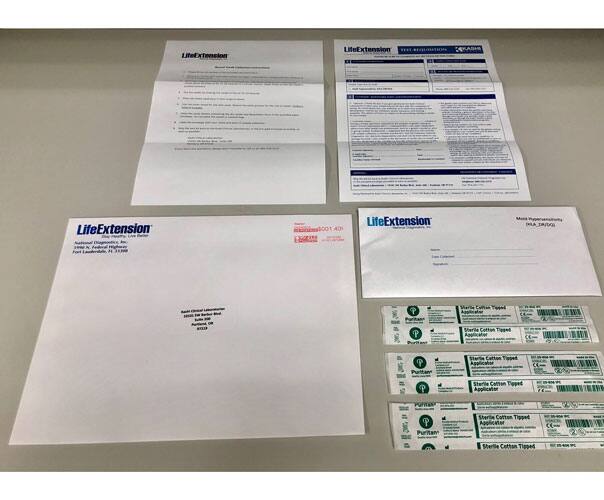 Thumbnail 2 of 2: HLA DR MOLD GENETIC TESTING (Buccal Swab) Kit