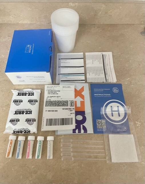Thumbnail 2 of 2: Kit Contents for Complete Hormone & Urinary Metabolites Assessment Profile (HuMap) Urine Test