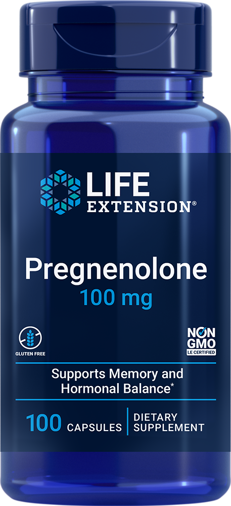 Life Extension Pregnenolone - 100 Mg (100 Capsules)