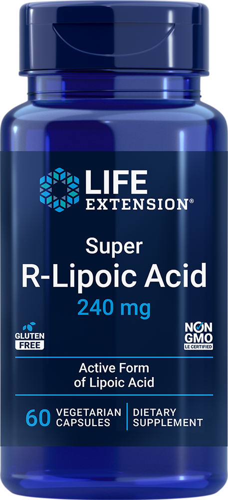 Life Extension Super R-Lipoic Acid, 240 mg, 60 vegetarian capsules