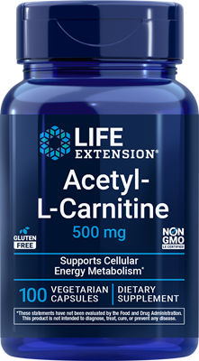 acetyl l carnitine taste Acetyl-L-Carnitine 500 mg, 100 capsules
