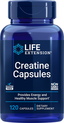 Creatine Capsules 120 capsules - Life Extension