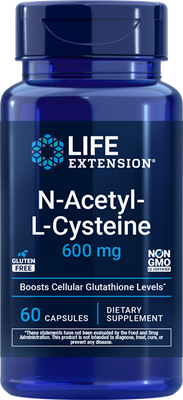 N-Acetyl-L-Cysteine, NAC Supplement, 60 capsules