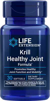 Krill Healthy Joint Formula , 30 softgels - Life Extension Krill Healthy Joint Formula , 30 softgels - Life Extension