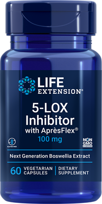 5-LOX Inhibitor with AprèsFlex® 100 mg, 60 vegetarian capsules - Life Extension