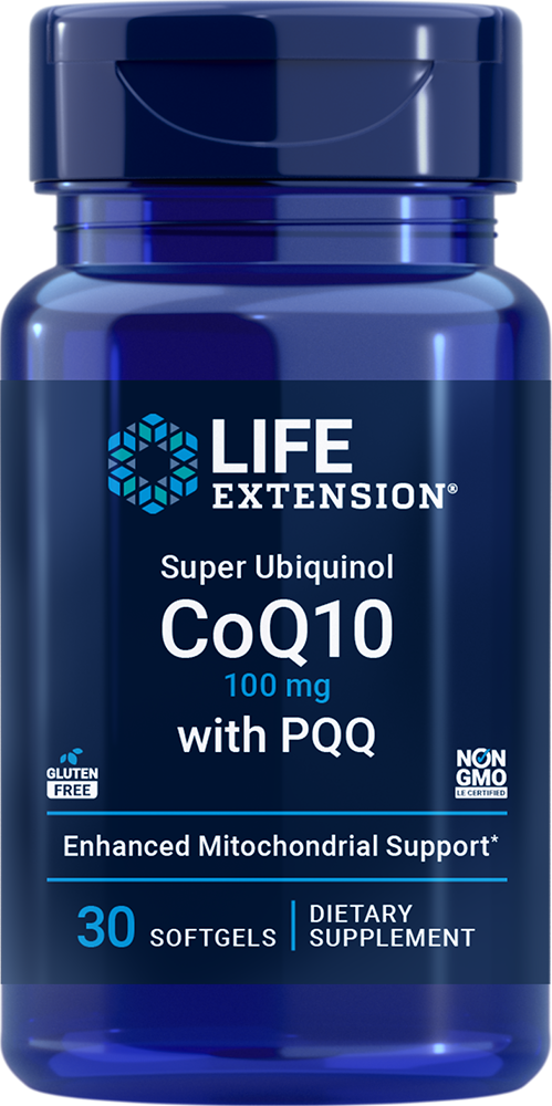 Life Extension Super Ubiquinol CoQ10 With PQQ - 100 Mg (30 Softgels)