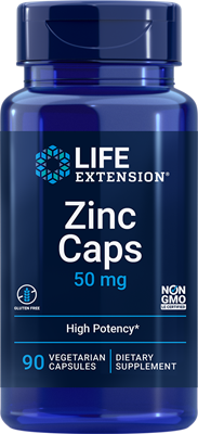 Life Extension Zinc Caps Shape Zinc Caps 50 Mg 90 Vegetarian Capsules Life Extension