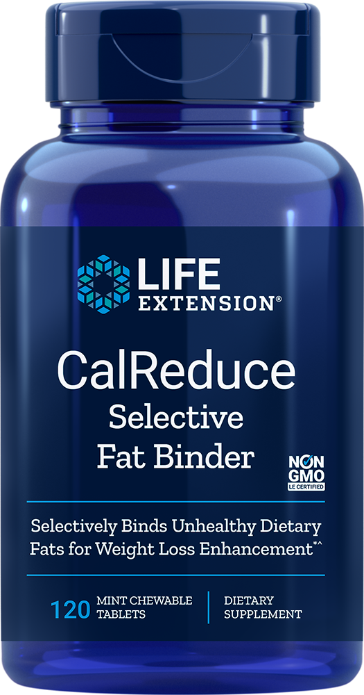 CalReduce Selective Fat Binder, 120 mint chewable tablets Life Extension