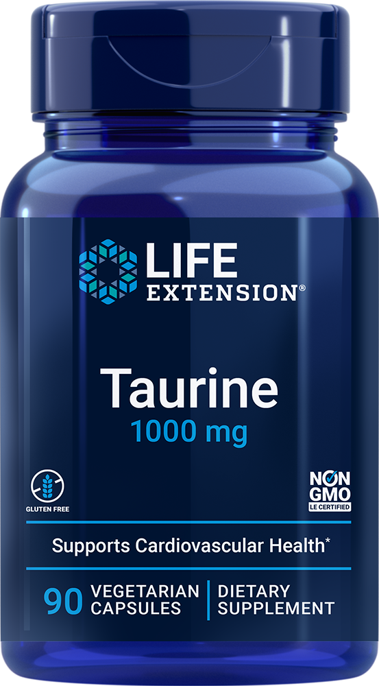 Life Extension Taurine - 1000 Mg (90 Vegetarian Capsules)