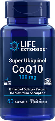 Super Ubiquinol CoQ10, 100 mg, 60 softgels - Life Extension Super Ubiquinol CoQ10, 100 mg, 60 softgels - Life Extension