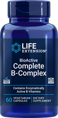 BioActive Complete B-Complex, 60 capsules - Life Extension