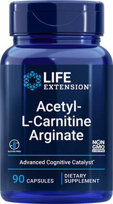 Acetyl-L-Carnitine Arginate 90 capsules - Life Extension