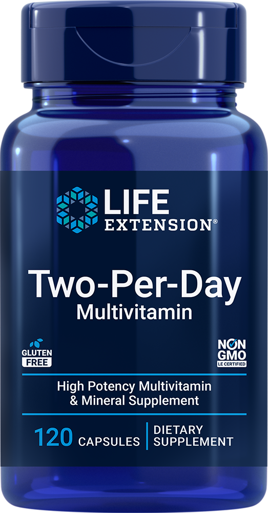 Life Extension Two-Per-Day Multivitamin, 120 Multivitamin