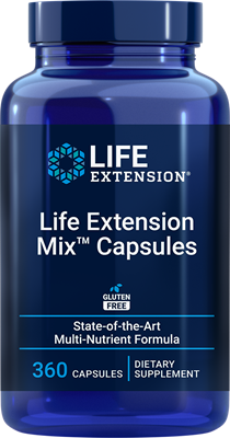 Life Extension Mix, 360 capsules. Vitamins, Minerals and Vegan Supplement - Life Extension