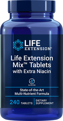 Life Extension Mix™ Tablets with Extra Niacin, 240 Tablets - Life Life Extension Mix™ Tablets with Extra Niacin, 240 Tablets - Life