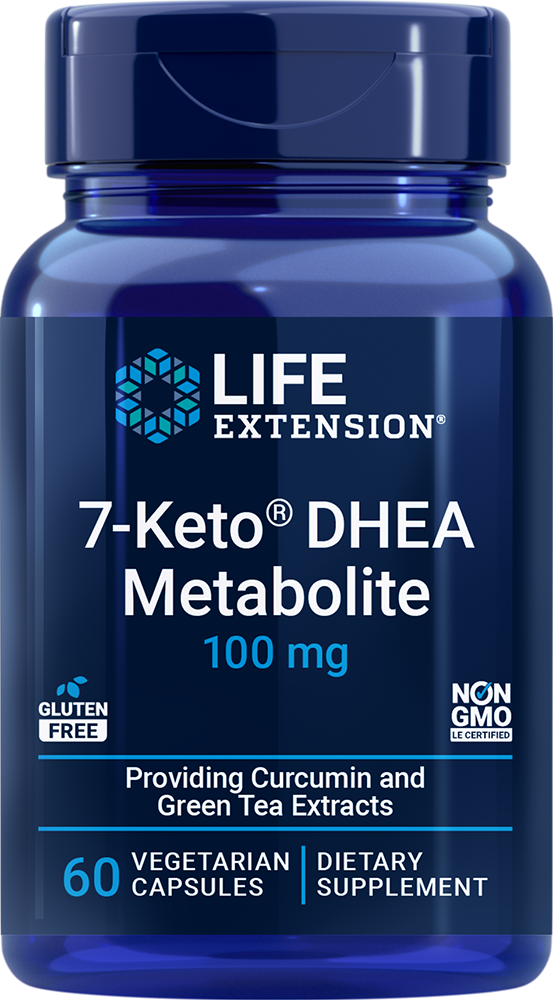 7Keto DHEA , 100 mg, 60 capsules Life Extension