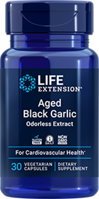 Aged Black Garlic, 30 vegetarian capsules - Life Extension Aged Black Garlic, 30 vegetarian capsules - Life Extension