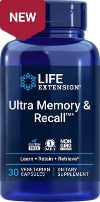 Ultra Recall Software Ultra Memory & Recall™ • 30 capsules - Life Extension