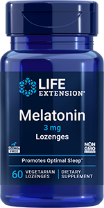 Melatonin, 3 mg, 60 vegetarian lozenges