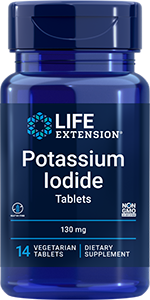 Potassium Iodide Tablets  130 mg, 14 vegetarian tablets - Life Extension