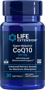 Super Ubiquinol CoQ10 with Enhanced Mitochondrial Support™, 200 mg, 30 softgels 