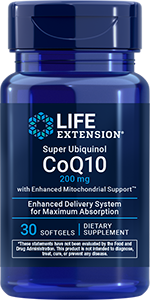 Super Ubiquinol CoQ10 with Enhanced Mitochondrial Support™, 200 mg, 30 softgels