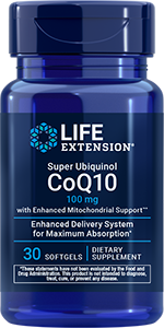 Super Ubiquinol CoQ10 with Enhanced Mitochondrial Support™, 100 mg, 30 softgels
