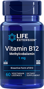 Vitamin B12 Methylcobalamin, 1 mg, 60 vegetarian lozenges