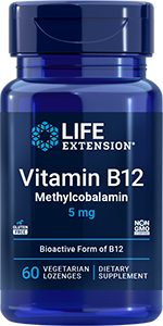 Vitamin B12 Methylcobalamin, 5 mg, 60 vegetarian lozenges