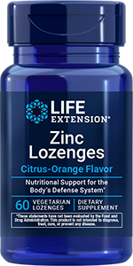 Zinc Lozenges, 60 vegetarian lozenges