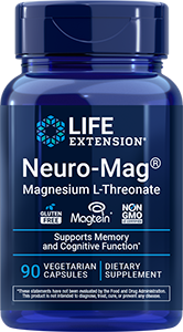Neuro-Mag® Magnesium L-Threonate 90 vegetarian capsules - Life Extension