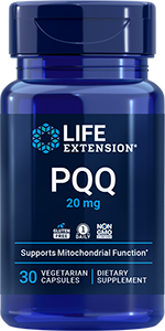 PQQ 20 mg, 30 vegetarian capsules - Life Extension