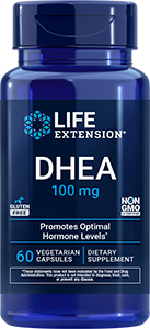 DHEA 100 mg, 60 vegetarian capsules - Life Extension