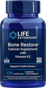 Bone Restore with Vitamin K2 120 capsules - Life Extension