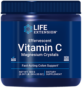 Effervescent Vitamin C Magnesium Crystals, 180 grams