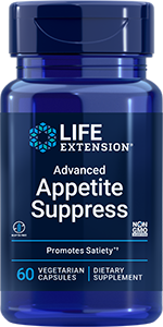 Advanced Appetite Suppress 60 vegetarian capsules - Life Extension
