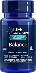 FLORASSIST® PROBIOTIC Balance, 30 vegetarian capsules