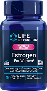 WOMEN'S HEALTH Estrogen For Women, 30 vegetarian tablets