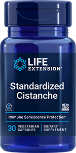 Standardized Cistanche 30 vegetarian capsules - Life Extension