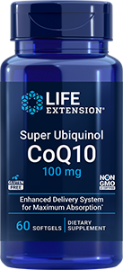Super Ubiquinol CoQ10, 100 mg, 60 softgels