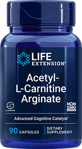 Acetyl-L-Carnitine Arginate 90 capsules - Life Extension