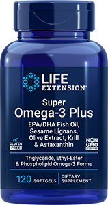 Omega 3 plus, 120 softgels - Life Extension