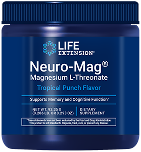 Neuro-Mag® Magnesium L-Threonate (Tropical Punch), 93.35 grams