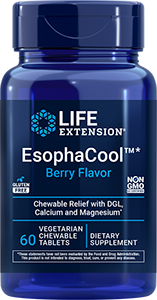 EsophaCool™, 60 vegetarian chewable tablets