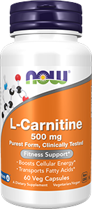 L-Carnitine, 500 mg, 60 capsules