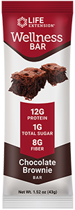 Wellness Bar (Chocolate Brownie) 12 each - Life Extension