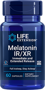 Melatonin IR/XR, 60 capsules