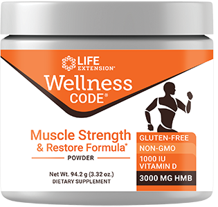 Wellness Code® Muscle Strength & Restore Formula 3.32 oz - Life Extension