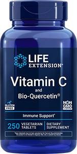 Vitamin C and Bio-Quercetin Phytosome 250 vegetarian tablets - Life Extension
