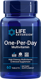 One-Per-Day Multivitamin 60 tablets - Life Extension